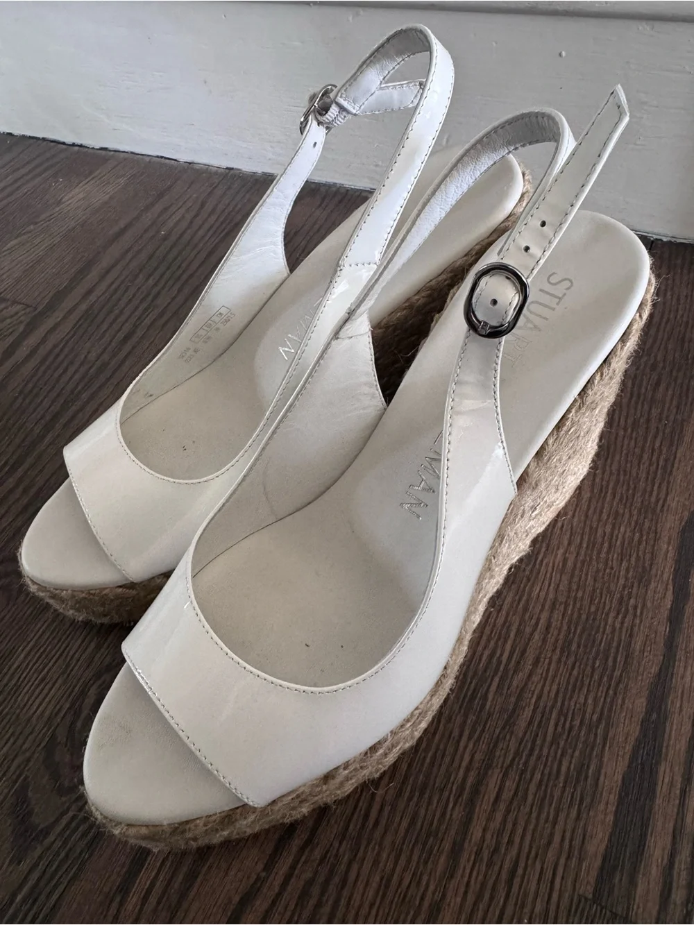 Stuart Weitzman Women's Island Espadrille Wedge Sandal 8.5